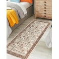 thumbnail image 5 of Keen Home Design Machine Washable Area Rugs with Non-slip Backing, Ideal for Hallway, Living Room, Bedroom, Kitchen and Laundry Room, Vintage Moroccan and Low Pile Rug - ( 2'6'' x 7'), 5 of 9