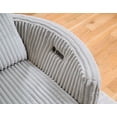 thumbnail image 6 of Bowery Hill Modern Fabric Swivel Glider Recliner in Gray Finish, 6 of 9