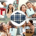 thumbnail image 5 of Wearable Blanket,Navy White Plaid Checkered Pattern Hooded Wearable Flannel Blanket for Adults & Teens,Winter Poncho Shawl Wrap Cape Cozy Anti-Pill,60"x80", 5 of 5