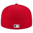 thumbnail image 4 of Men's New Era White/Red Philadelphia Phillies Repeat 59FIFTY Fitted Hat, 4 of 5