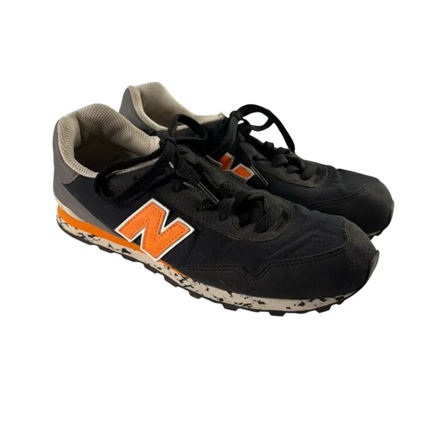 New Balance 515 Sneaker Mens 6.5 Black Orange Retro Tennis Shoes Youth Boys