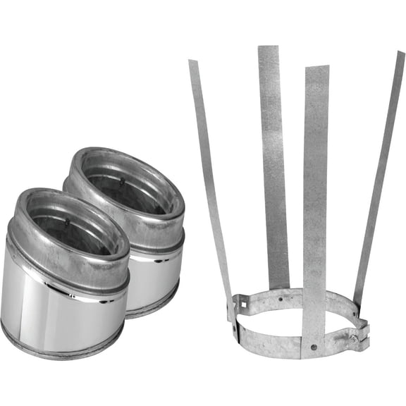 Selkirk 6T-EL15KIT 6 " Stainless Steel Insulated 15 Degree Elbow Kit