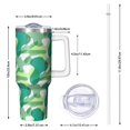 thumbnail image 3 of Camouflage 40oz Tumbler– Stainless Steel Insulated Tumbler with Handle and Straw, Large Capacity Travel Cup for Hot & Cold Drinks, 3 of 6