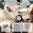 thumbnail image 3 of Rhinoceros Velvet Throw Pillow Covers Set of 2 - Unique Patterns, 16x16/18x18/20x20 Inches,for Home Decor, Sofa, Bed - Pillow Inserts Included, 3 of 6