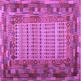 thumbnail image 1 of Ahgly Company Indoor Square Patchwork Purple Transitional Area Rugs, 6' Square, 1 of 4