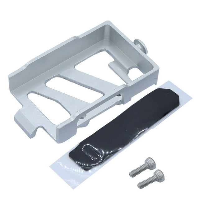 Placa de montaje de batería Bewildely de aleación de aluminio para 1/18 Trx4m RC