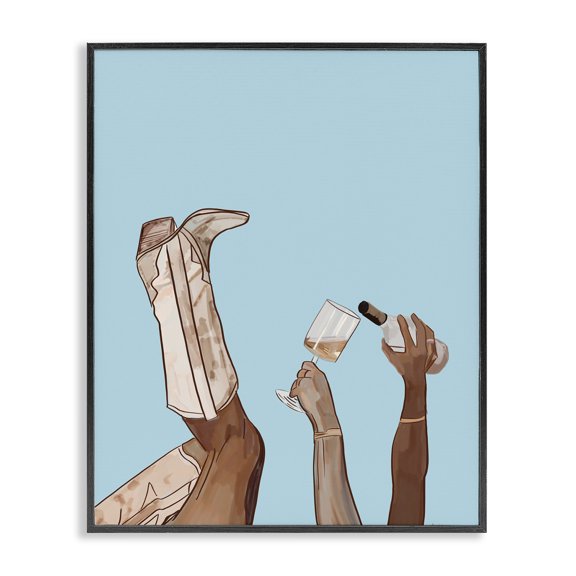 Stupell Industries Eclectic Black Framed Giclee Art, 11 x 14, by Amelia Noyes