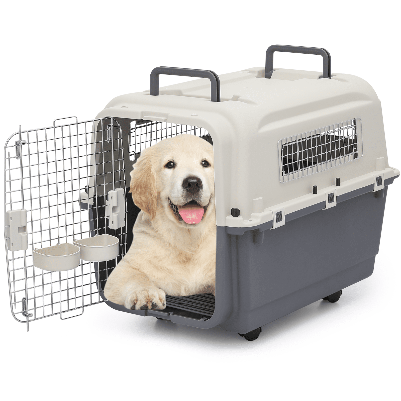 Magshion 32" Dog Carrier Cat Cage Portable Pet Transport Box Airline