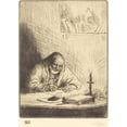 thumbnail image 2 of Alphonse Legros 18x24 Black Ornate Framed Double Matted Museum Art Print Titled: Archeologist (L’Archeologue), 2 of 5