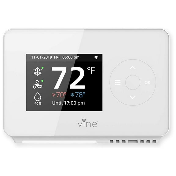 Vine TJ-225B Wi Fi 7 Day and 8 Period Programmable Smart Home Thermostat