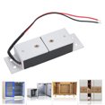 thumbnail image 3 of Qiilu Magnetic Lock,DC12V 60KG Mini Magnetic Electromagnetic Door Cabinet Drawers Lock , Mini Magnetic Lock, 3 of 8