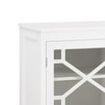 thumbnail image 2 of Armoire en Bois à une Porte avec 3 Compartiments de Rangement, Petit, Blanc, 2 of 2