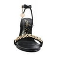 thumbnail image 4 of Mooning High Heeled Metal Chain Strap Sandals, 4 of 11