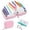 Pink, variant on Waterproof Pill Pouch Set-14pcs Bags Inside,A8 Waterproof Pill Organizer Set,7 to 14 Days of Meds & Medicine Crush-Resistant Shell,Green