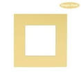 thumbnail image 2 of Soft Yellow Acid Free 7x7 Square Picture Frame Mat with White Core Bevel Cut for 5x5 Pictures -, 2 of 3