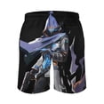 thumbnail image 3 of Valorant Omen Men's Swim Trunks Board Shorts Drawstring Elastic Waist Quick Dry Swimsuits Beach Shorts with Pockets XL, 3 of 8