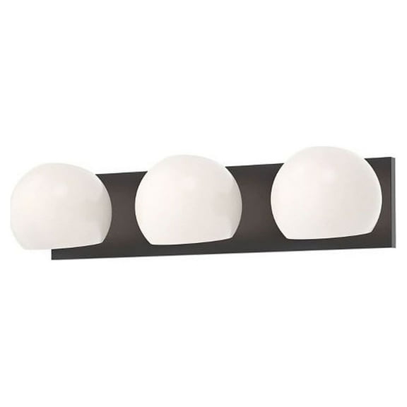 Alora Lighting Vl548322op Willow 3 Light 23" Wide Vanity Strip - Black