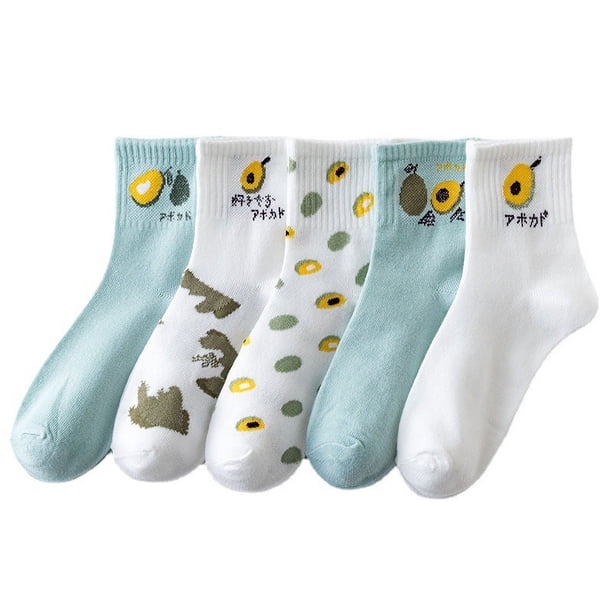 5 pares de calcetines térmicos para mujer, calcetines cálidos, elegantes calcetines de lana, calcetines deportivos, multipack de calcetines de invierno, suaves y acogedores.
