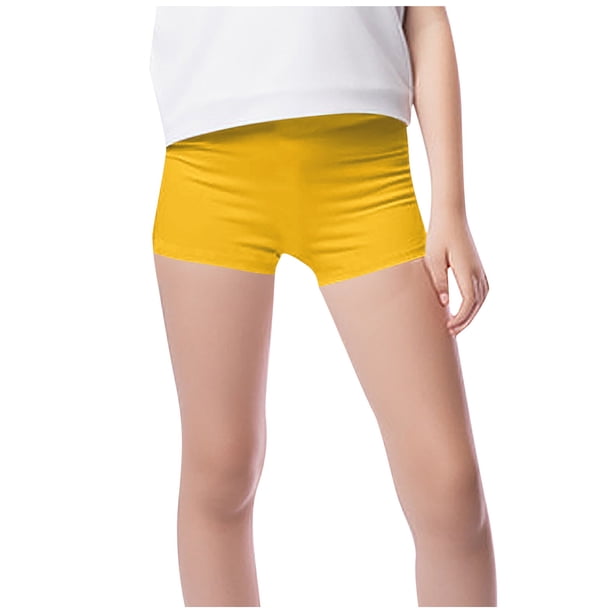 Odeerbi 2-10 Años Niños Niñas Pantalones Cortos de Algodón Para Bicicleta Seguridad Bajo El Vestido Pantalones Cortos de Encaje Yoga Danza Pantalones Cortoss