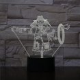 thumbnail image 2 of Scarecrow 3d Led Night Light Bedroom Table Lamp Color Changing, 2 of 2