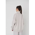thumbnail image 3 of Women's Oversized Turtleneck Sweater, Loose Long Sleeve Ribbed Knit Pullover for Everyday Wear, 3 of 7