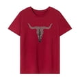 thumbnail image 1 of Camiseta de mujer de manga corta, ropa suave y moderna, camiseta de cuello redondo para excursiones de senderismo M, 1 of 7