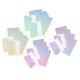 thumbnail image 5 of GOOHOCHY 4 juegos de papelería con sobres, cartas, sobres degradados, ideal para bodas, festivales, cumpleaños y más., 5 of 8