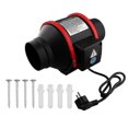 thumbnail image 3 of Exhaust Flue Fan 100mm Speed Control Mixed Flow Inline Fan High Speed Exhaust Fan for Vents HVAC Systems Parts EU Plug, 3 of 5