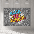 thumbnail image 5 of Chalkboard Style Back to School Banner Hand Drawn School Supplies Welcome Decoration for Classroom Decor Education Event, 5 of 7