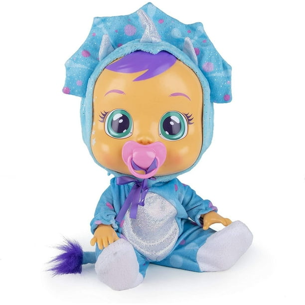 Cry Babies Tina Baby Doll - Dinosaur (Walmart Exclusive Cry Babies Tina Baby Doll - Dinosaur (Walmart Exclusive