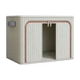 thumbnail image 2 of Caja de Almacenamiento para Ventana Transparente Apilable, Organizador de Tela Oxford Plegable con Estructura de Acero, Cesto de Ropa de Gran Capacidad 40x30x20cm para Dormitorio/Armario, 2 of 6