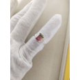 thumbnail image 4 of Doublet Bague en Argent Quartz Octogonale Tourmaline Melon D\'eau Bi Pierre Colorée, 4 of 10