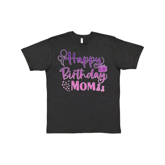 Inktastic Purple Happy Birthday Mom T-Shirt