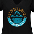 thumbnail image 4 of Inktastic Sarasota Florida Vacation Travel Women's Plus Size V-Neck T-Shirt, 4 of 5