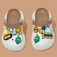 thumbnail image 2 of LIIPEE Girls Boys Sandals Summer Cute Cartoon Closed Toe Non- Soft Sole On Water Shoes Child Casual Playground Sandal,Khaki,1-3 Years, 2 of 3