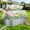 2pcs White Mesh, variant on Garden Netting for Raised Beds 2PCS, Raised Garden Bed Plant Netting Cover Mesh with Drawstring for Garden