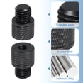 thumbnail image 3 of Adaptador de tornillo para trípode Uxcell 1/4" hembra a M12 macho, 2 piezas conectores de trípode para montaje de cámara, 3 of 7