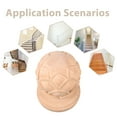 thumbnail image 3 of CTIRCHIU Embout Rond en Bois Beige Non Fini Installation Facile Lot de 1, 3 of 8