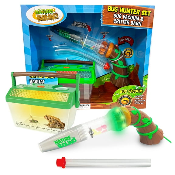 Nature Bound Bug Hunter Set: Bug Vacuum & Critter Barn