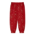 thumbnail image 3 of TiaoBug Kids Girls Harem Pants Belly Dance Costume Bollywood Tribal Arabic Princess Lantern Trousers Red 9-10, 3 of 6