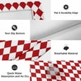 thumbnail image 6 of Red Plaid Outdoor Rug for Patio/Deck/Porch, Non-Slip Large Area Rug 4 x 6 Ft, Modern Minimalist Geometric Gingham Checkered Indoor Outdoor Rugs Washable Area Rugs, Camping Rug Carpet Runner, 6 of 8
