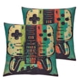 thumbnail image 2 of Awypu Joysticks Gamepad Throw Pillow Covers Set of 2,Gamer Controller Cushion Cases Decorative Pillow Cases for Couch Sofa Bedroom White, 2 of 6