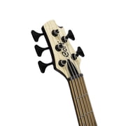 Cort Guitars B5ELEMENTOPN-U Open Pore Artisan Series B5 Element 5 String Bass Guitar, Natural