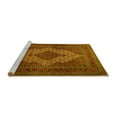thumbnail image 2 of Ahgly Company Machine Washable Indoor Rectangle Persian Yellow Traditional Area Rugs, 6' x 9', 2 of 4
