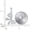 thumbnail image 2 of 925 Sterling Silver Womens Cubic Zirconia Butterfly Angel Wings Fashion Charm Pendant Necklace Pendant for Women, 2 of 2