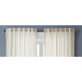 thumbnail image 3 of Beige Farmhouse Stripe Light Filtering Curtain Panel, 50x95, 1 Pack, 3 of 5