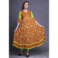 thumbnail image 2 of Bimba Printed Long Kurti For Women Anarkali Dress Indian Casual Top Tunic, 2 of 5