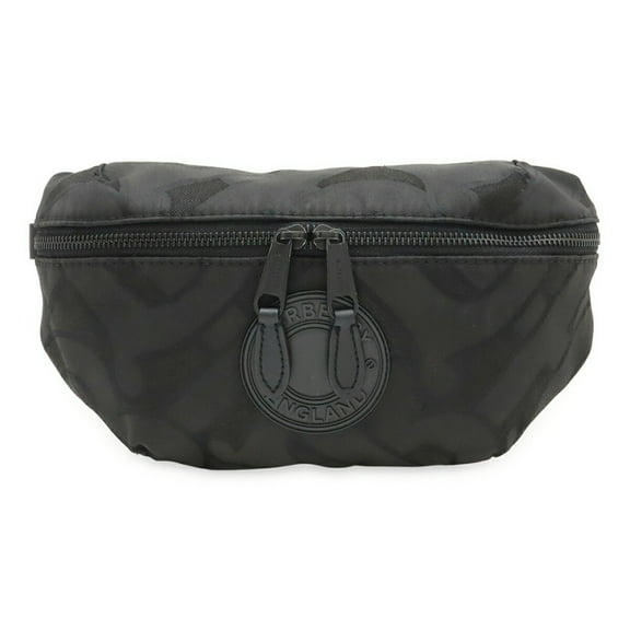 Pre-Owned BURBERRY Body Bag, Belt Waist Nylon and Leather, Black, 8029991 (Good)