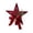 B, variant on Burgundy Velvet Star Christmas Tree Topper, Christmas Tree Decorations, 7.09in Hollow Star for Indoor Seasonal Christmas Tree Top Decor