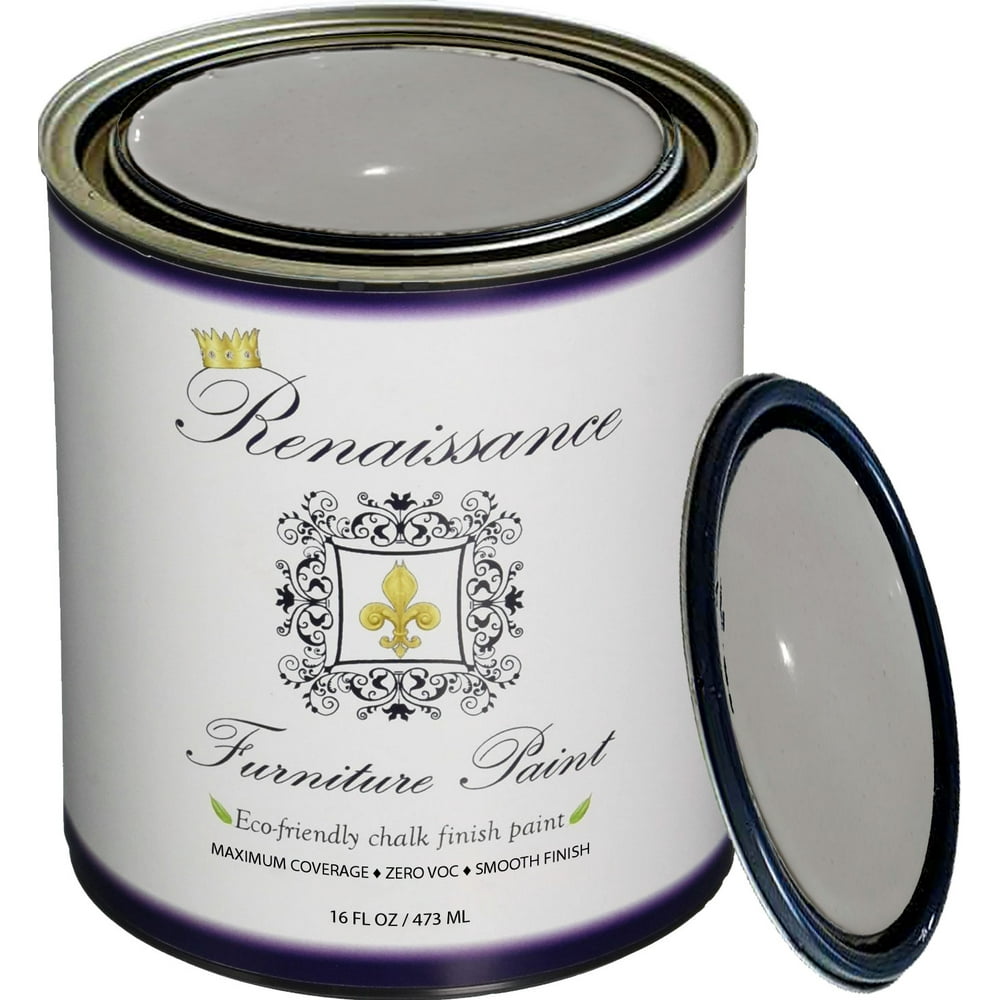 Renaissance Chalk Finish Paint Dove Grey Pint (16oz) Chalk